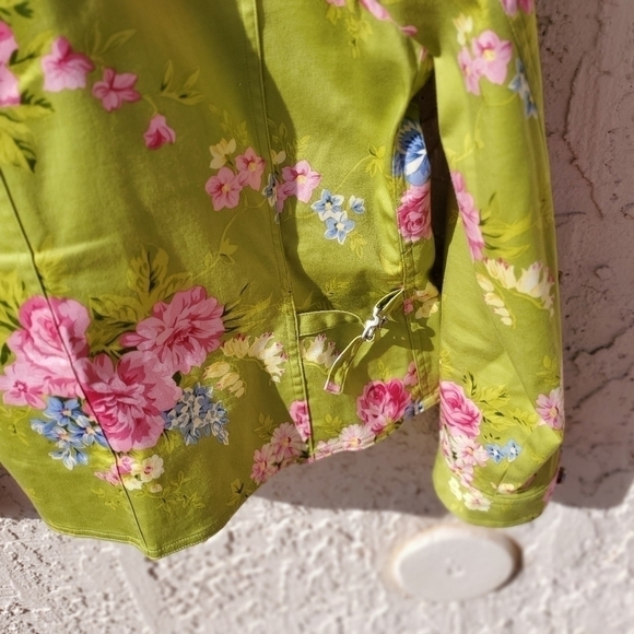 Jones New York Country Long Sleeve Colorful Sz M Jacket - Picture 8 of 13